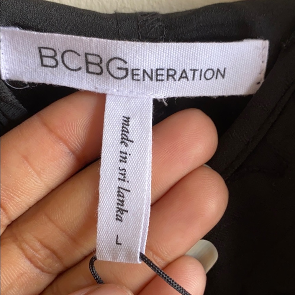 NWT Black BCBGeneration Mini Dress - Picture 2 of 8